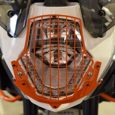 Motorradical KTM 1050 & 1290 Head Light Guard – Mesh Type Orange