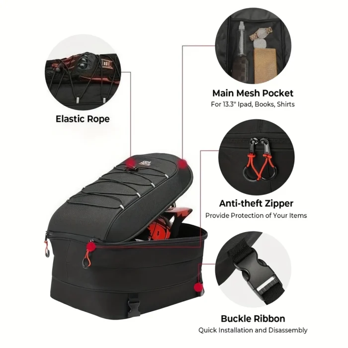 Universal Motorcycle Tail Bag